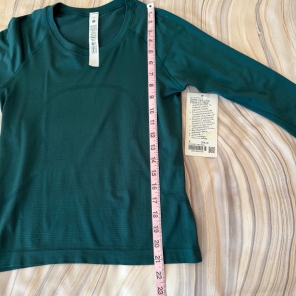 NEW! Lululemon Swiftly Tech Long-Sleeve Shirt 2.0 *Race Length Storm Teal Sz 6 - Picture 10 of 14